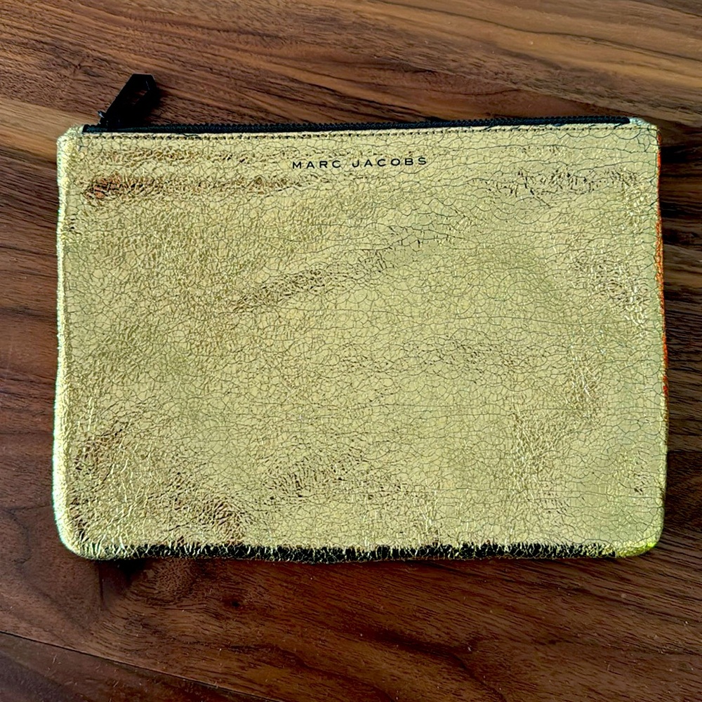 NWOT Marc Jacobs 🎯 Collab Gold Clutch
